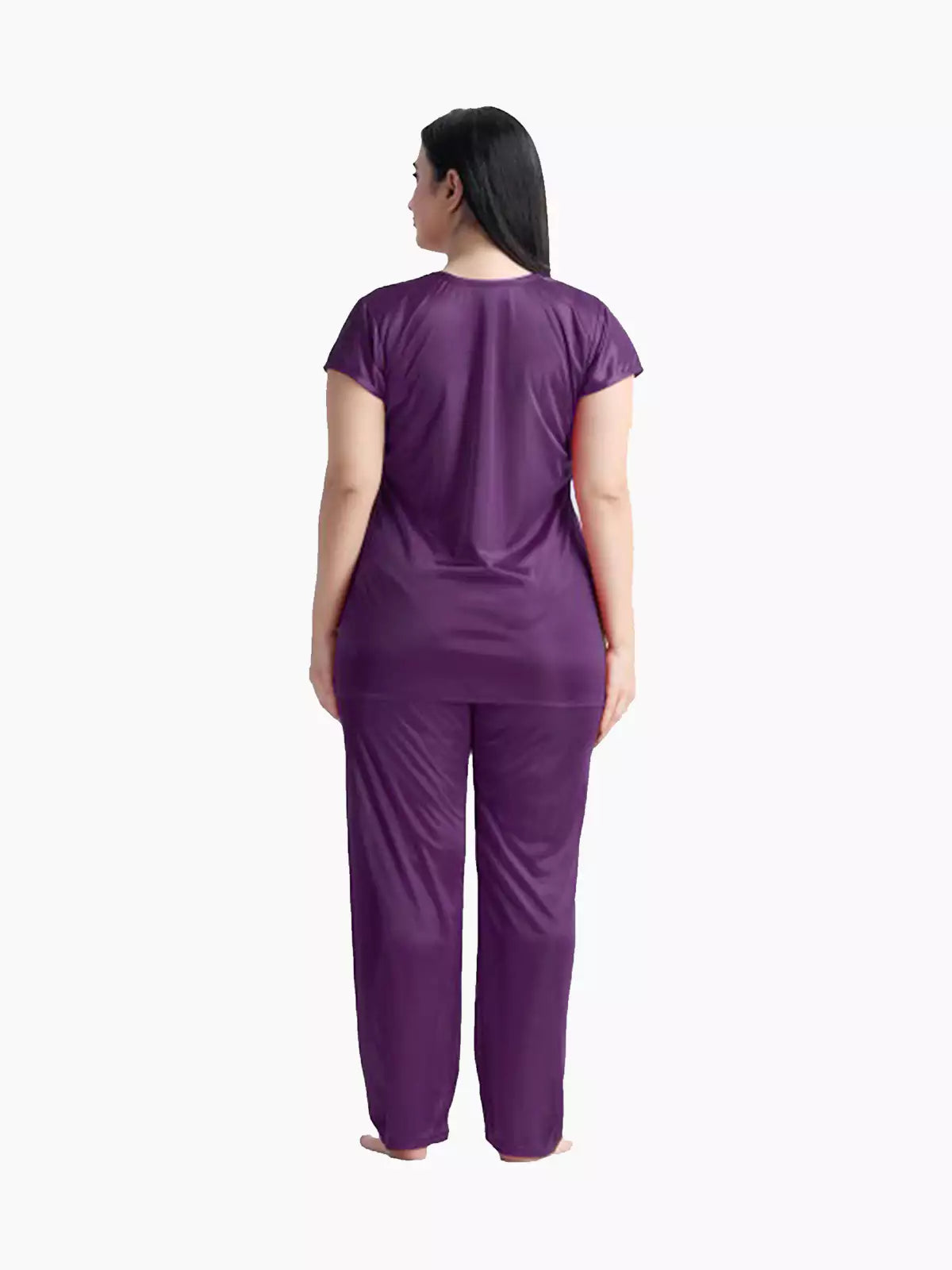 4-Part Purple Premium Nightwear Combo