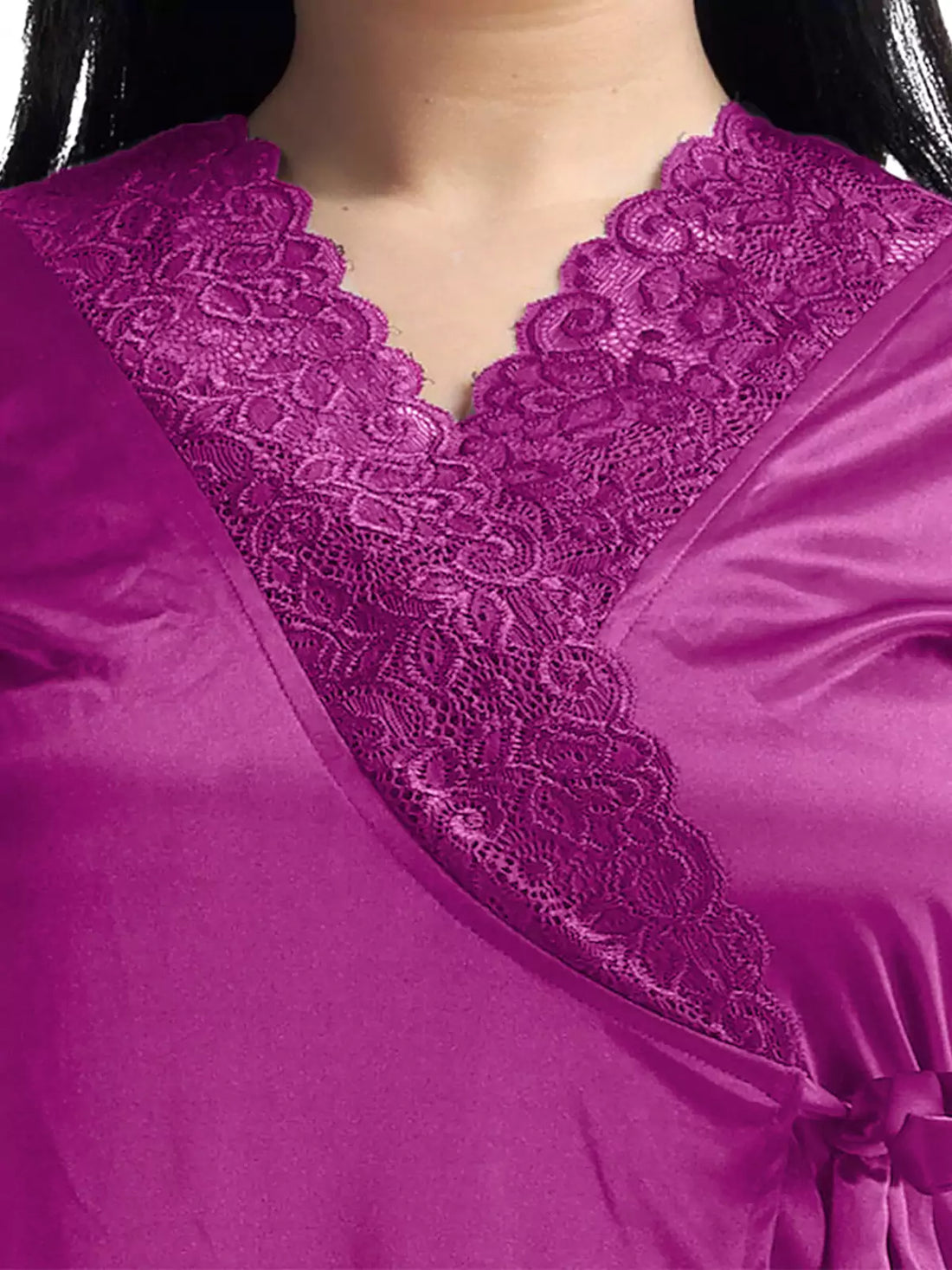 4-Part Magenta Premium Nightwear Combo