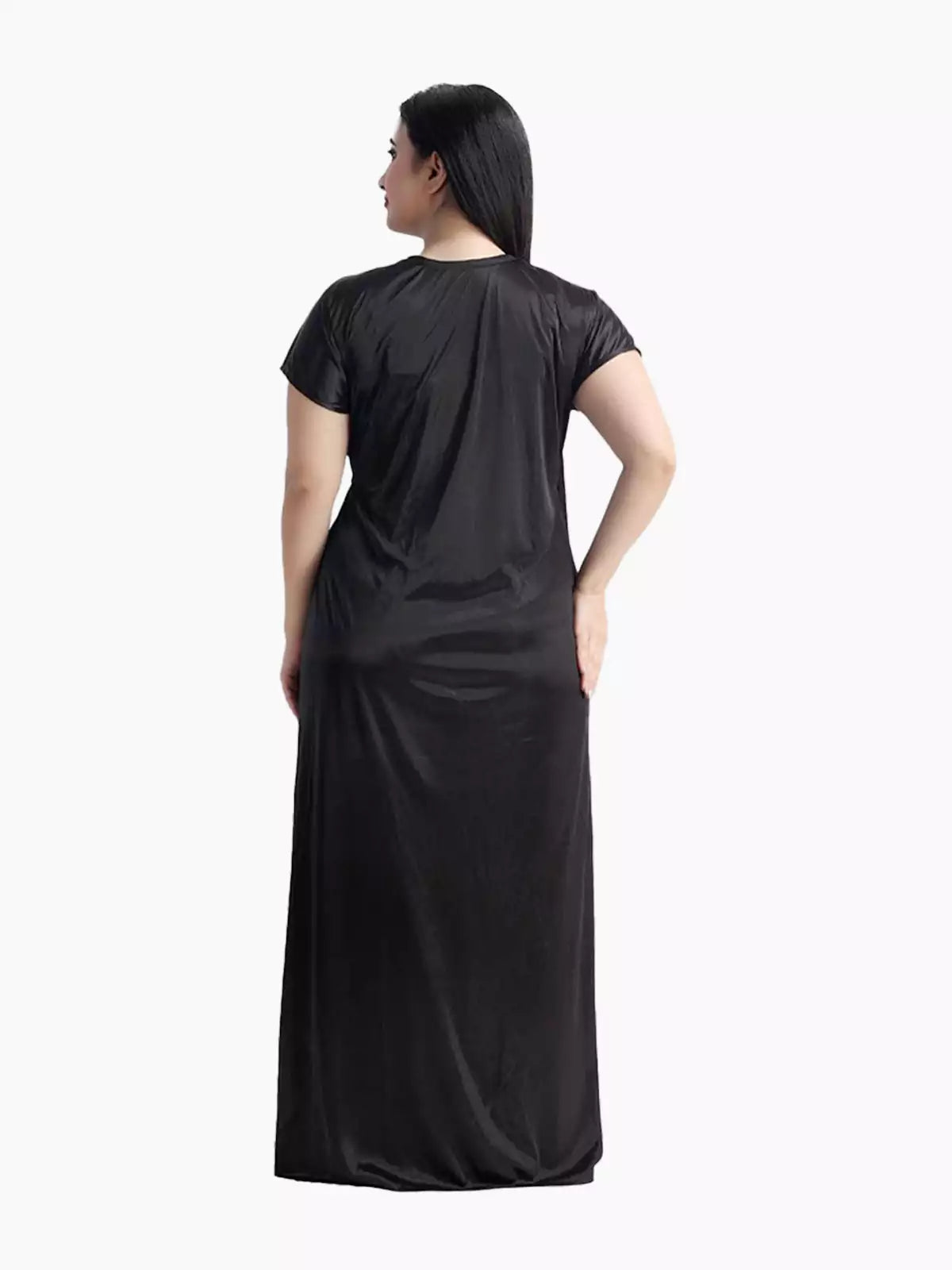 4-Part Black Premium Nightwear Combo