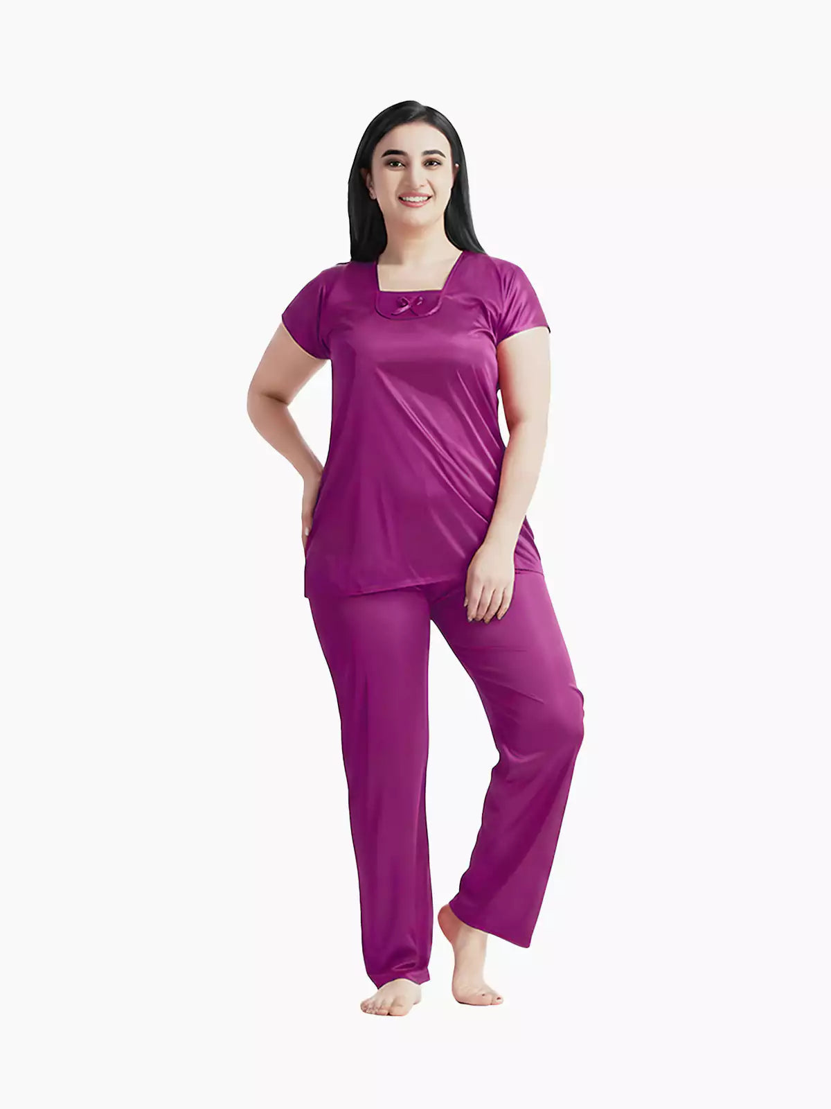 4-Part Magenta Premium Nightwear Combo