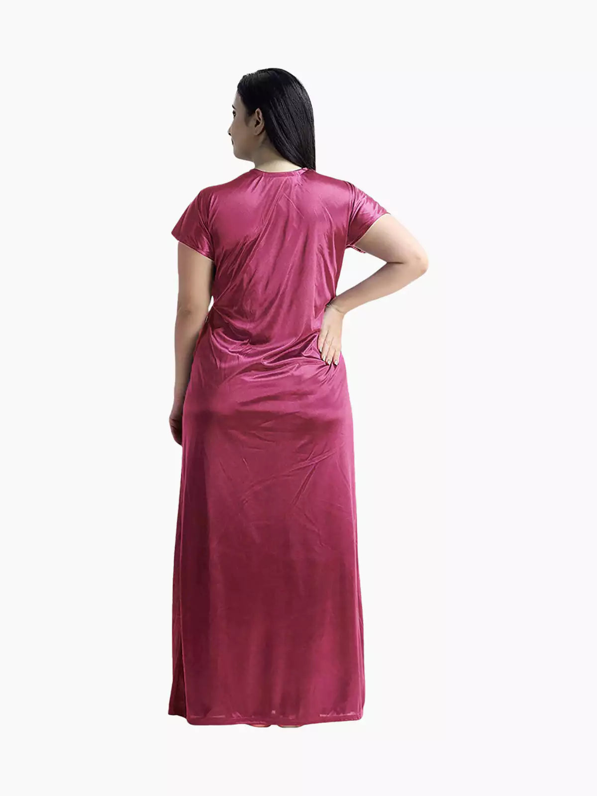 4-Part Dark Pink Premium Nightwear Combo