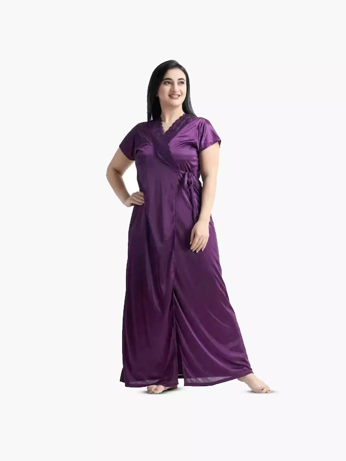 6 pcs Premium Nightwear Set - Purple