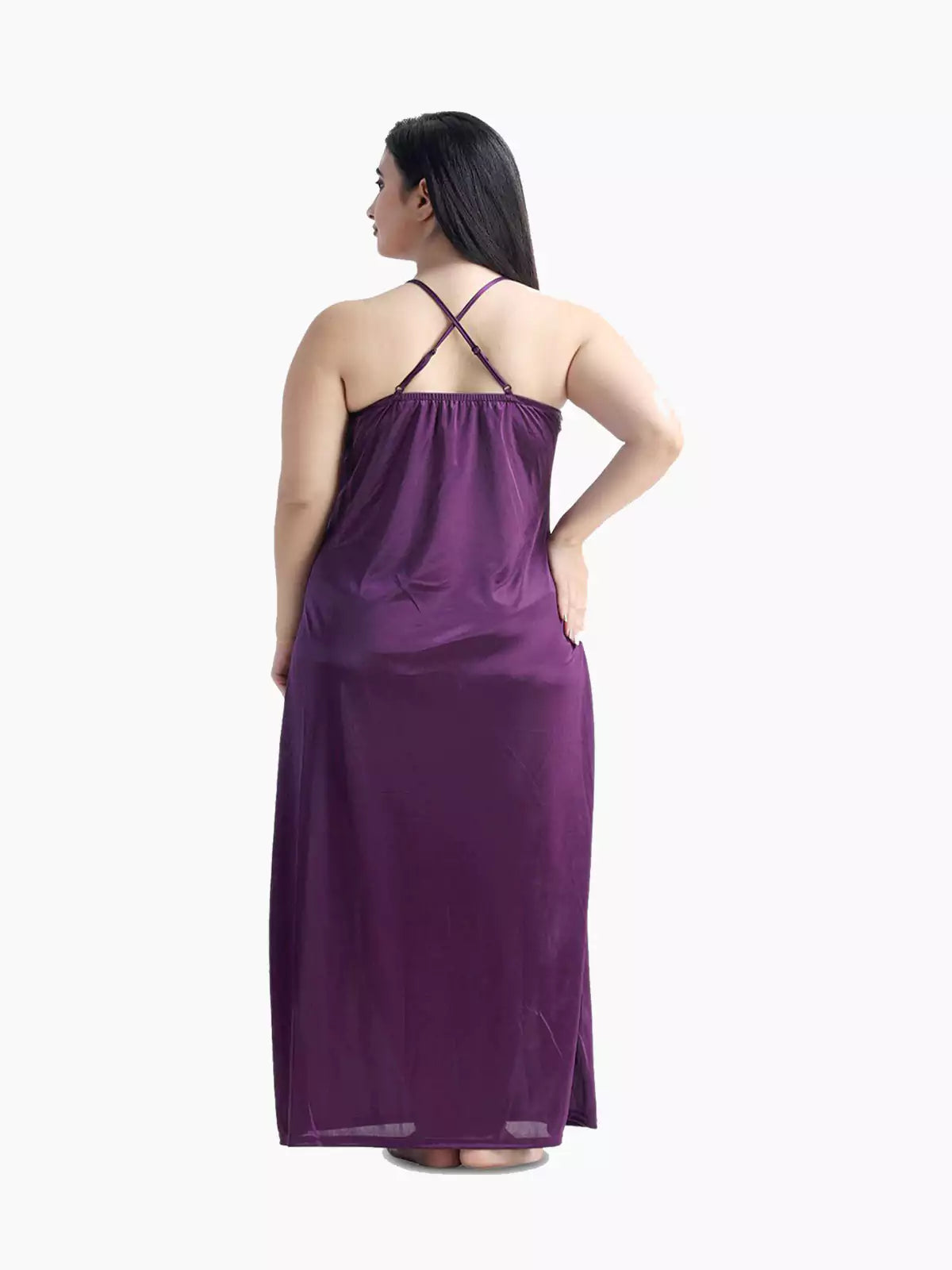4-Part Purple Premium Nightwear Combo