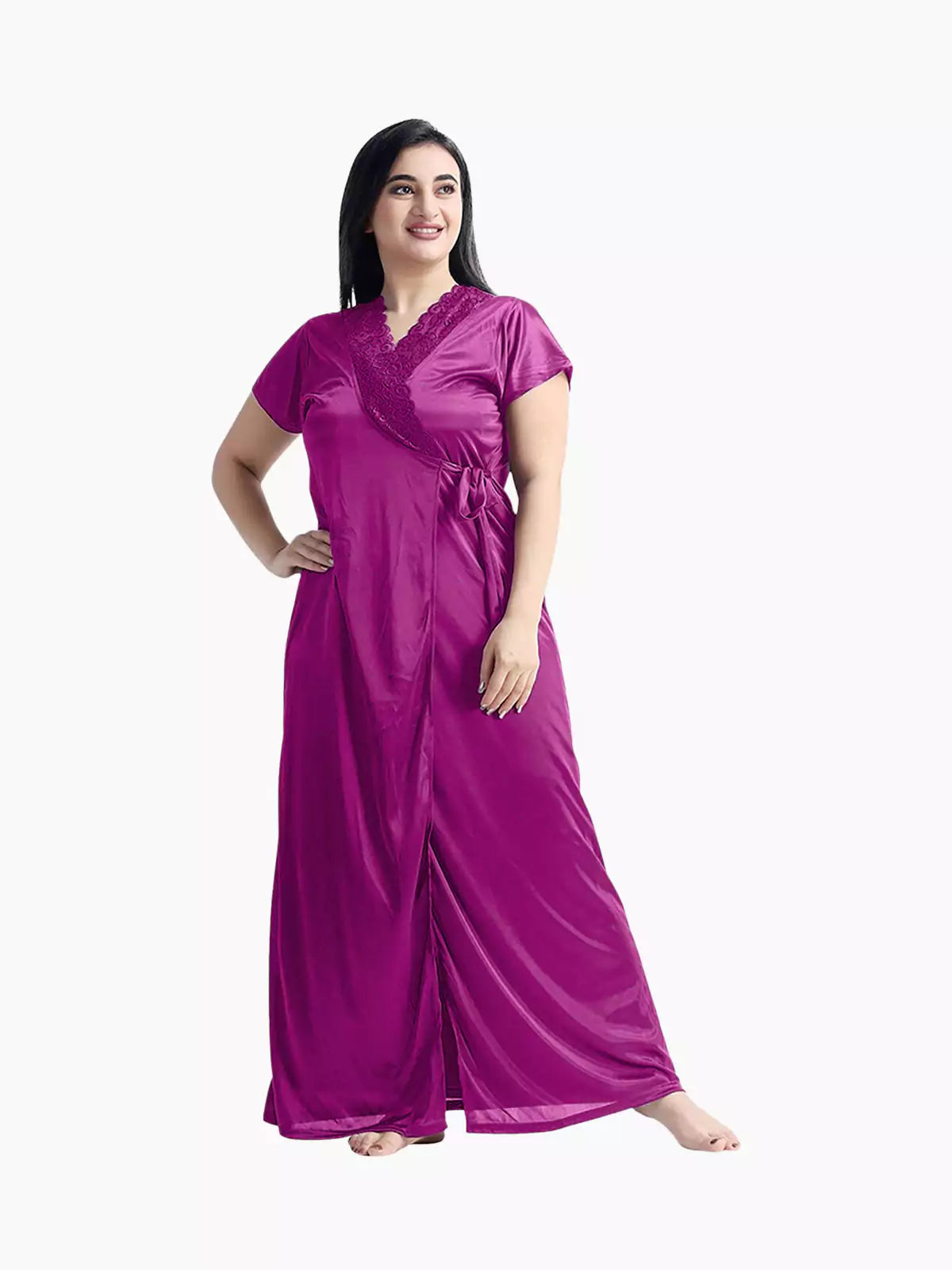 4-Part Magenta Premium Nightwear Combo