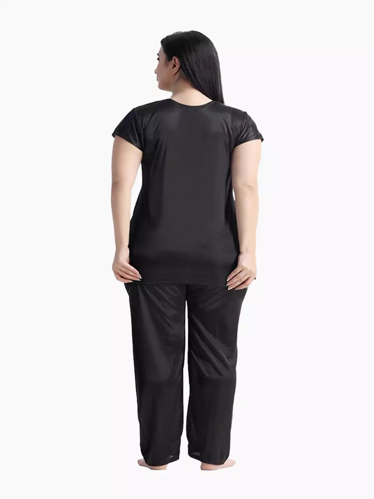 4-Part Black Premium Nightwear Combo