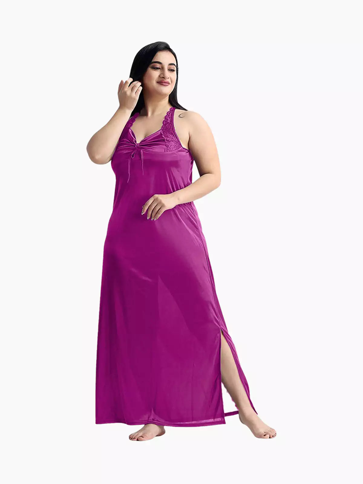 4-Part Magenta Premium Nightwear Combo