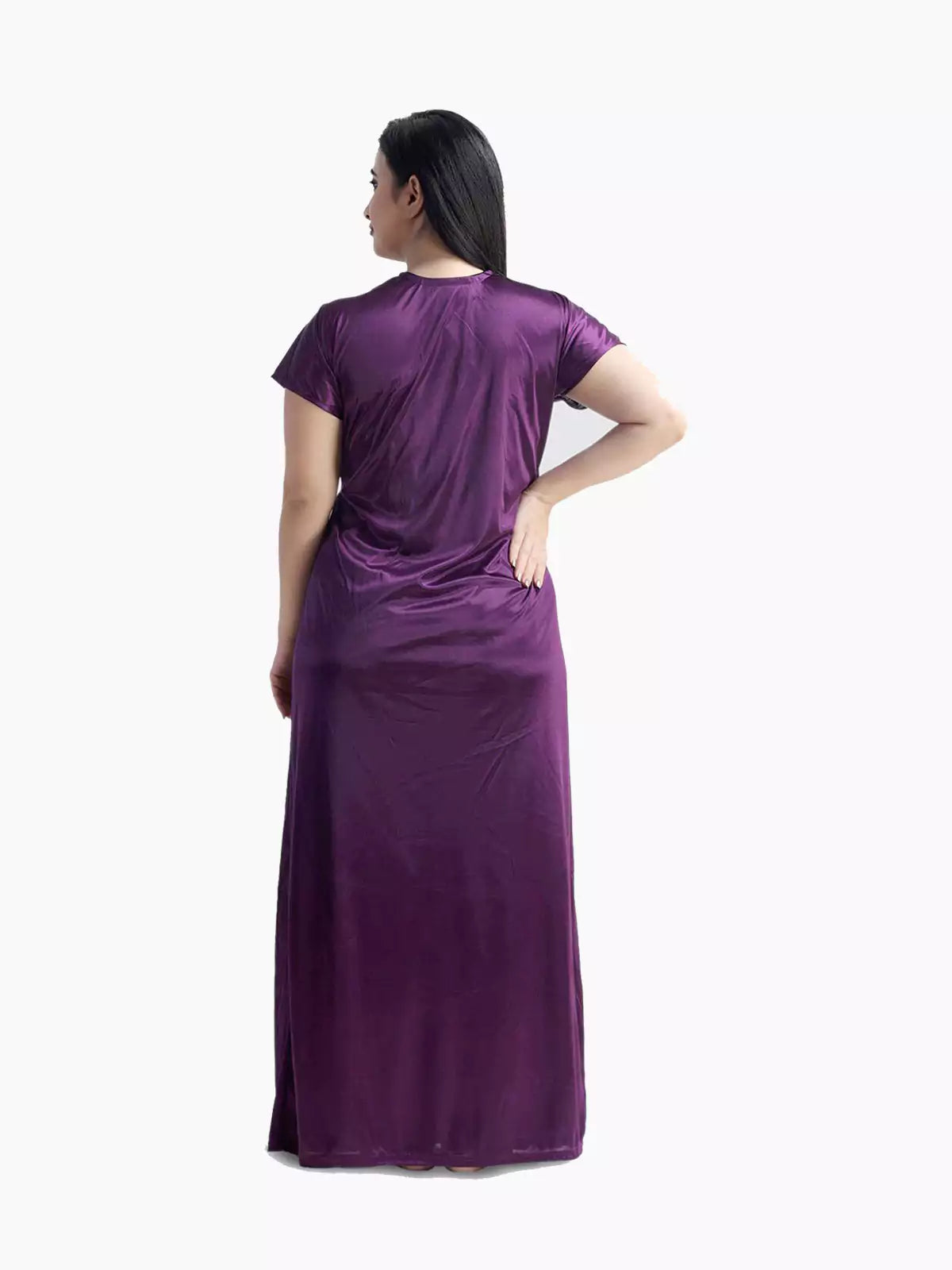 4-Part Purple Premium Nightwear Combo