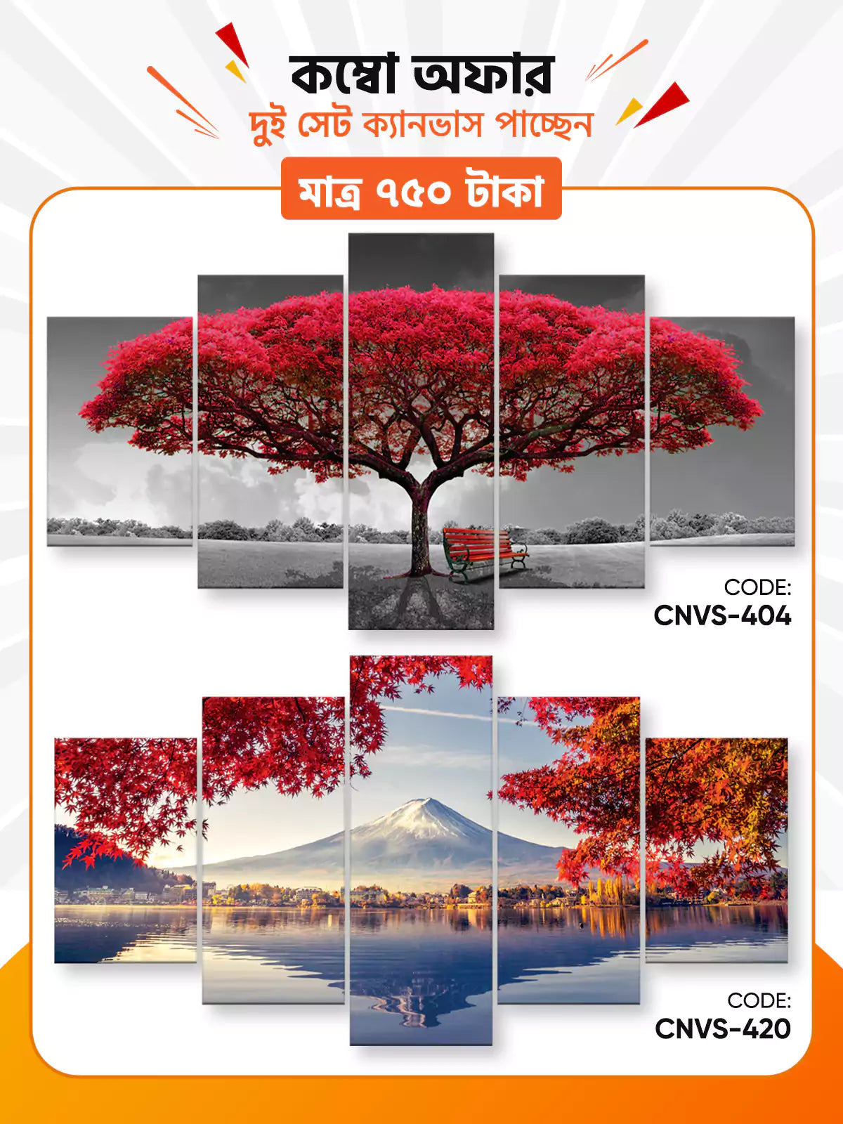 Canvas Combo - 61 । CNVS- 404, 420