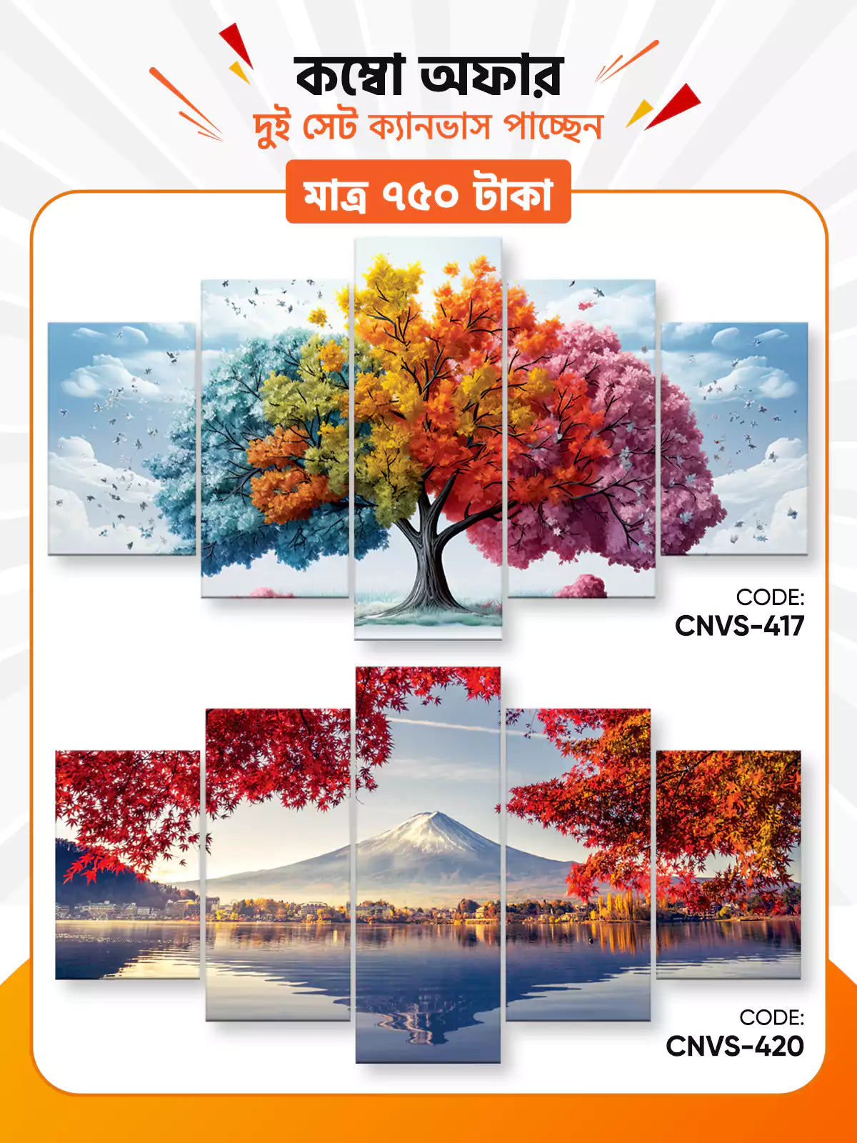 Canvas Combo - 66 । CNVS- 417, 420