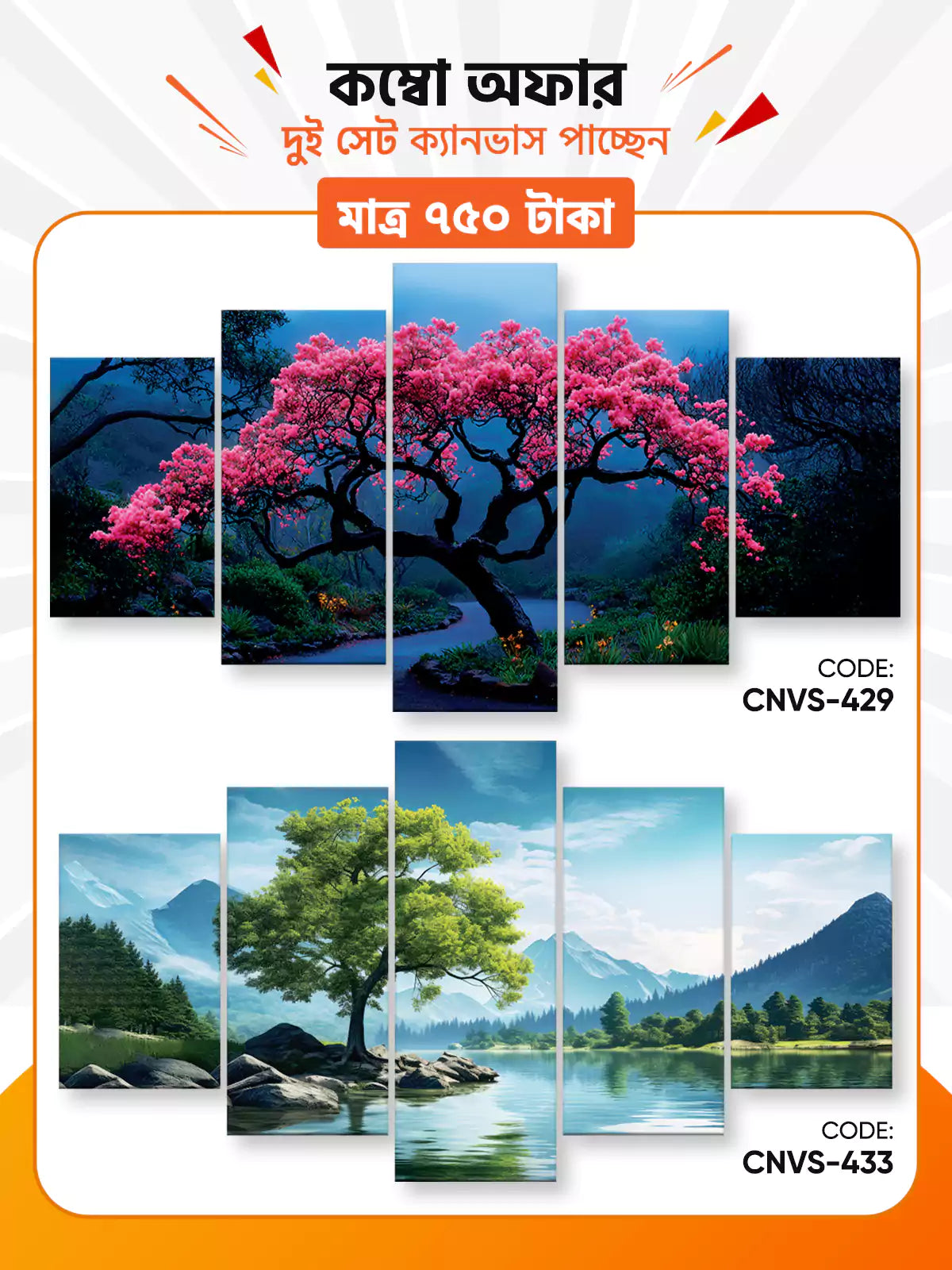 Canvas Combo - 105 । CNVS-429-433